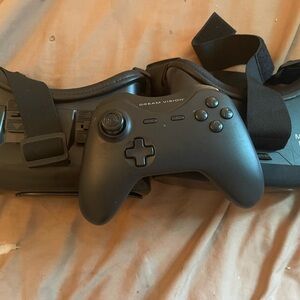 Black VR Headset with Controller